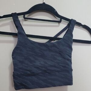 Women's Gray Camouflage Sports Bra Size 4